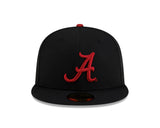 New Era Hat - Alabama Crimson Tide - Black / Crimson