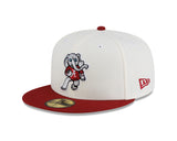 New Era Hat - Alabama Crimson Tide - Cream / Crimson