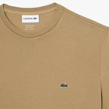 Lacoste Round Neck Tee Shirt - Beige (CB8)