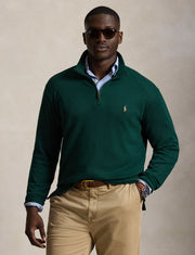 Polo Ralph Lauren Big & Tall Double Knit Pullover Jacket - Green
