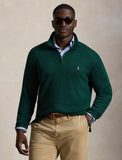 Polo Ralph Lauren Big & Tall Double Knit Pullover Jacket - Green