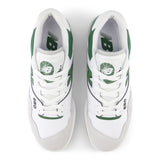 New Balance Tennis Shoe - 550 - White / Nori / Brighton Grey