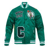 Pro Standard Sublimated Satin Jacket - Boston Celtics