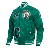 Pro Standard Sublimated Satin Jacket - Boston Celtics