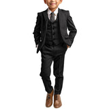 Solid Boys Suit Separates By Zegarie