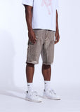 Crysp Denim Shorts - Crystal Short - Brown Washed