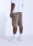 Crysp Denim Shorts - Crystal Short - Brown Washed
