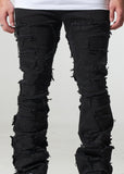 Crysp Denim Jeans - Arch - Black Distress