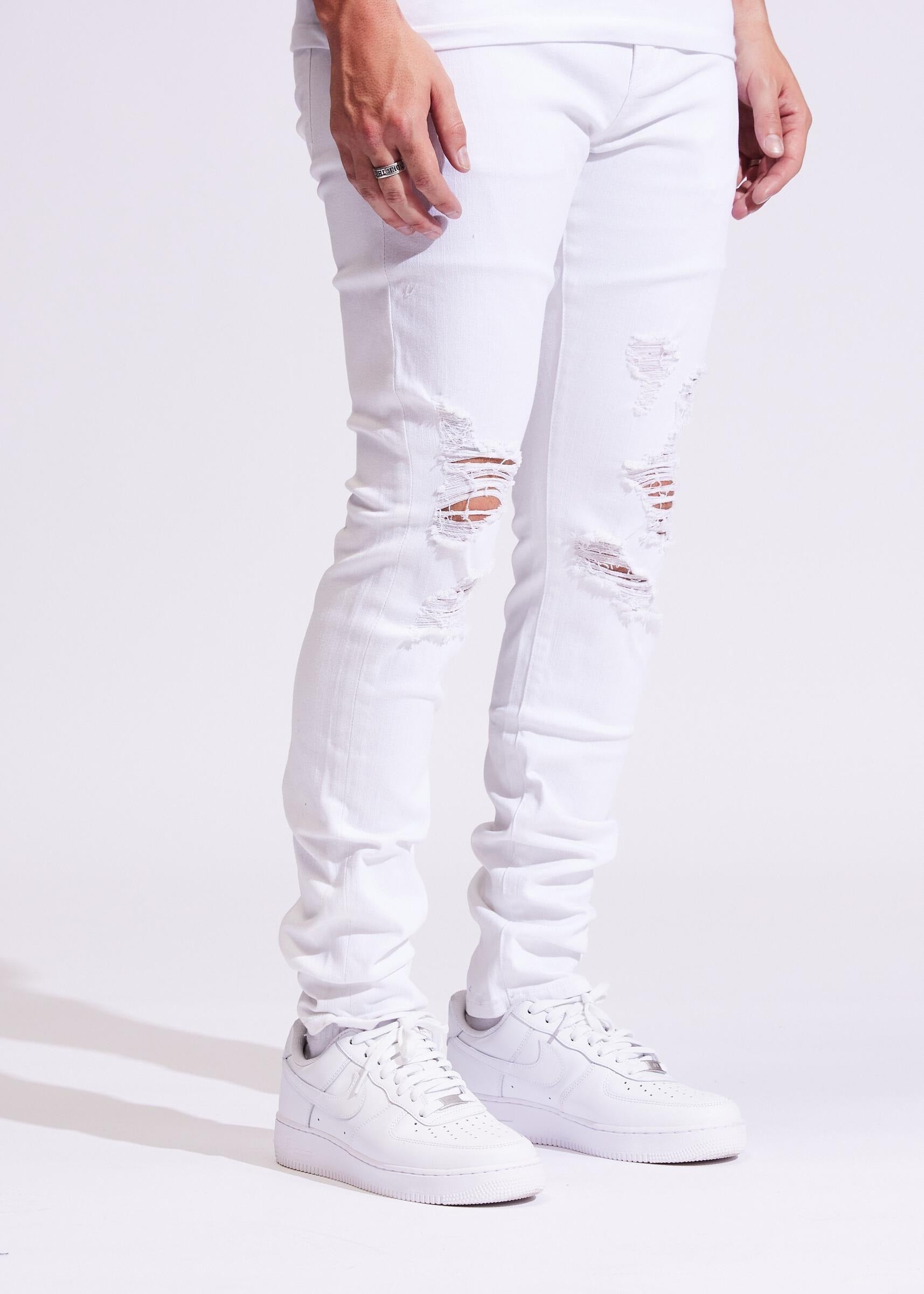 Crysp Denim Jeans - Atlantic (White)