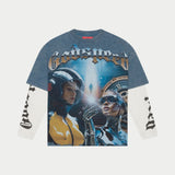 GODSPEED Layered Long Sleeve Tee Shirt - Chosen One