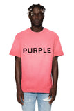 Purple Denim Tee Shirt - Wordmark