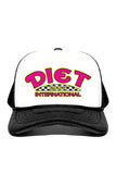 Diet Intl Trucker Hat - White / Black