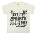 Diet Starts Monday Tee Shirt - Spray Paint