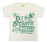 Diet Starts Monday Tee Shirt - Spray Paint