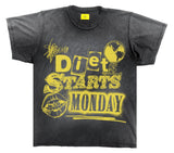 Diet Starts Monday Tee Shirt - Spray Paint