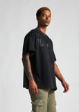 Embellish Denim Tee Shirt - Dawg Tee