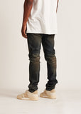 Embellish Denim Jeans - David Skinny