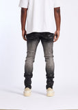 Embellish Denim Jeans - David Skinny - Grey Wax