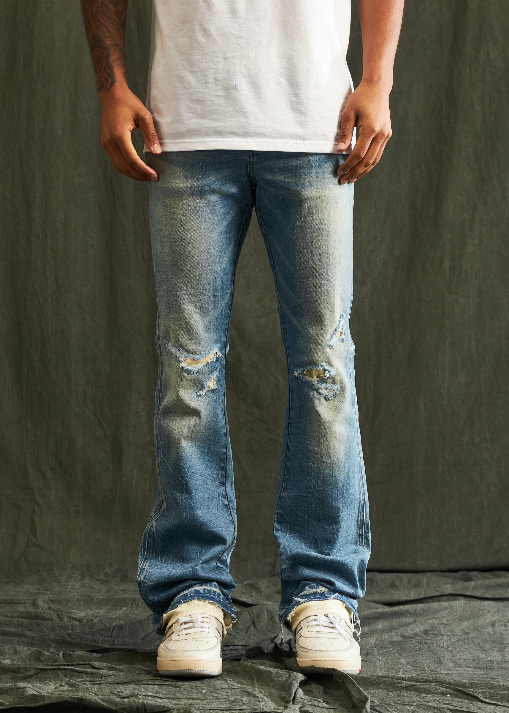 Embellish Denim Jeans - Gibbard