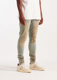 Embellish Denim Jeans - David Skinny - Light Dust