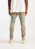 Embellish Denim Jeans - David Skinny - Light Dust