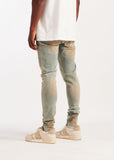 Embellish Denim Jeans - David Skinny - Light Dust