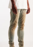 Embellish Denim Jeans - David Skinny - Light Dust