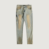 Embellish Denim Jeans - David Skinny - Light Dust