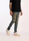 Embellish Denim Jeans - David Skinny - Dark Acid