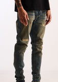 Embellish Denim Jeans - David Skinny - Dark Acid