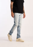 Embellish Denim Jeans - David Skinny - Blue Beach