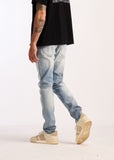 Embellish Denim Jeans - David Skinny - Blue Beach