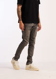 Embellish Denim Jeans - David Skinny - Grey Washed