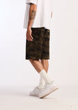 Embellish Denim Shorts - Jaguar