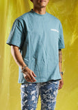 Embellish Denim Tee Shirt - Studio Tee