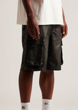 Embellish Leather Shorts - Highstreet