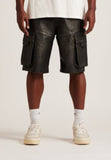 Embellish Leather Shorts - Highstreet