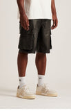 Embellish Leather Shorts - Highstreet