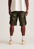 Embellish Leather Shorts - Highstreet