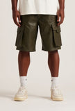 Embellish Leather Shorts - Highstreet