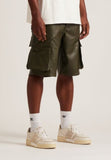 Embellish Leather Shorts - Highstreet