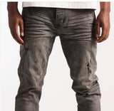 Embellish Denim Jeans - Spencer Grey Washed