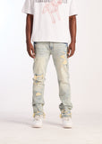 Embellish Denim Jeans - Spencer Standard - Light Blue