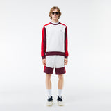 Lacoste Men's Regular Fit Brushed Fleece Colorblock Shorts