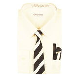 Berlioni Boy’s Dress Shirt / Tie / Hanky Sets