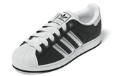 Adidas Tennis Shoe - Superstar II - Black / Silver