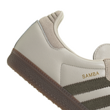 Adidas Tennis Shoe - Samba OG - Aluminum / Khaki / Gum