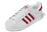 Adidas Tennis Shoe - Superstar II - White / Red