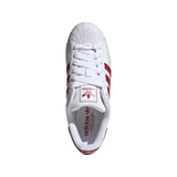 Adidas Tennis Shoe - Superstar II - White / Red
