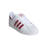 Adidas Tennis Shoe - Superstar II - White / Red